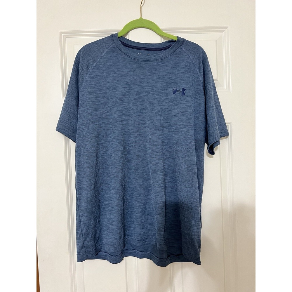 Under Armour Men's Shirt Athletic Work Wick Heat Gear Active Wear Sz Large LotX2